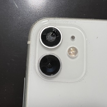 iPhone11　広角カメラレンズ　即日交換　30分程で修理可能